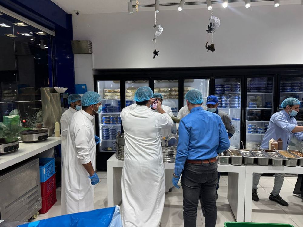Customers at a B.Laban store during the campaign