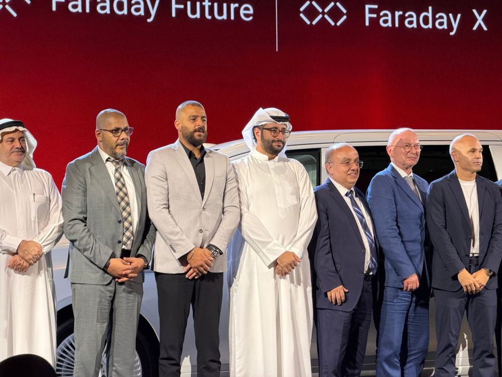 Faraday Future launch event with influencers and executives