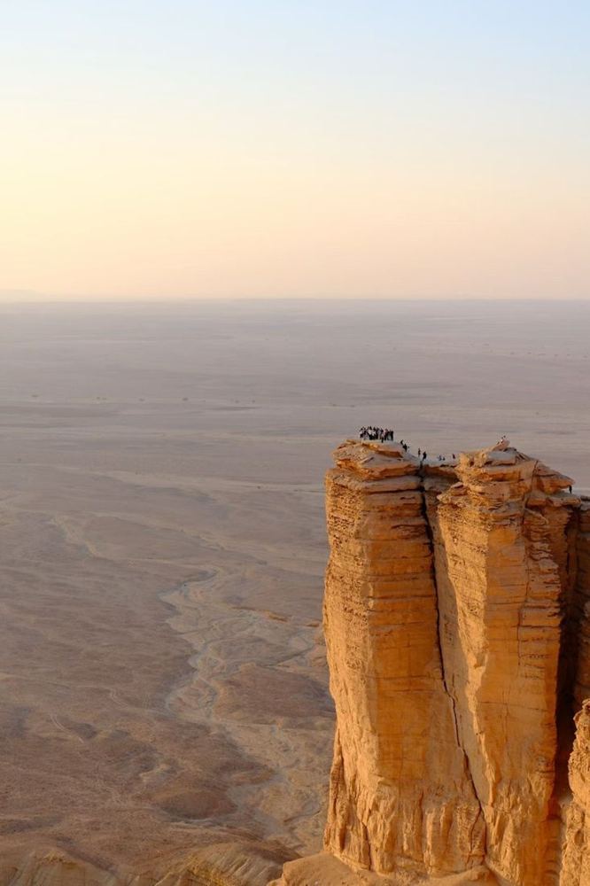 The Edge of the World cliffs in Saudi Arabia